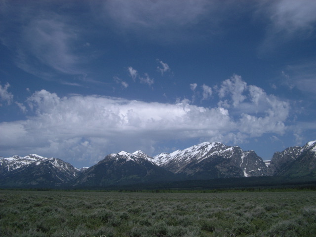 Left to right : Granite Canyon, Open Canyon, and Death Canyon