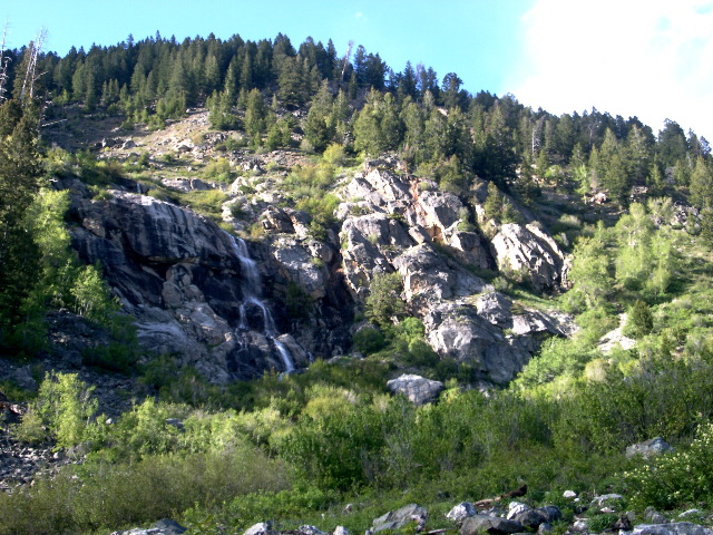 Waterfall just above Phelps Lake