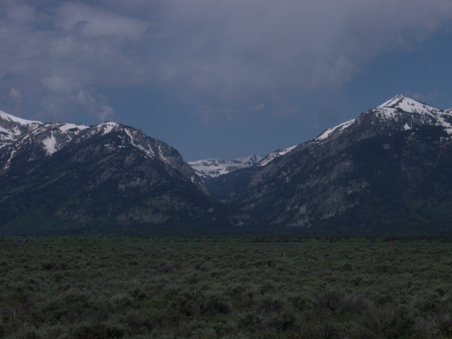 Granite Canyon (marion lake is somewhere up in the snow)