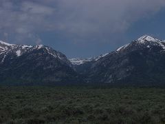 Granite Canyon (marion lake is somewhere up in the snow)