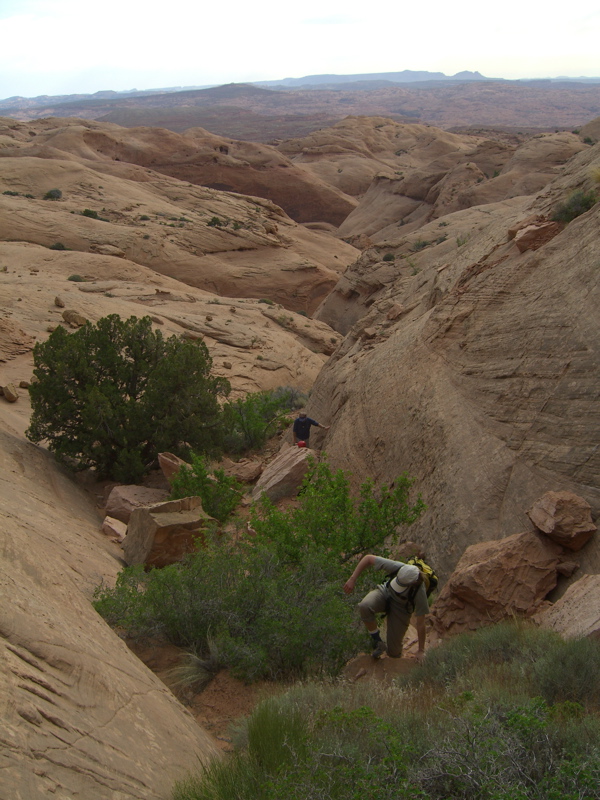 Dropping in to Trail