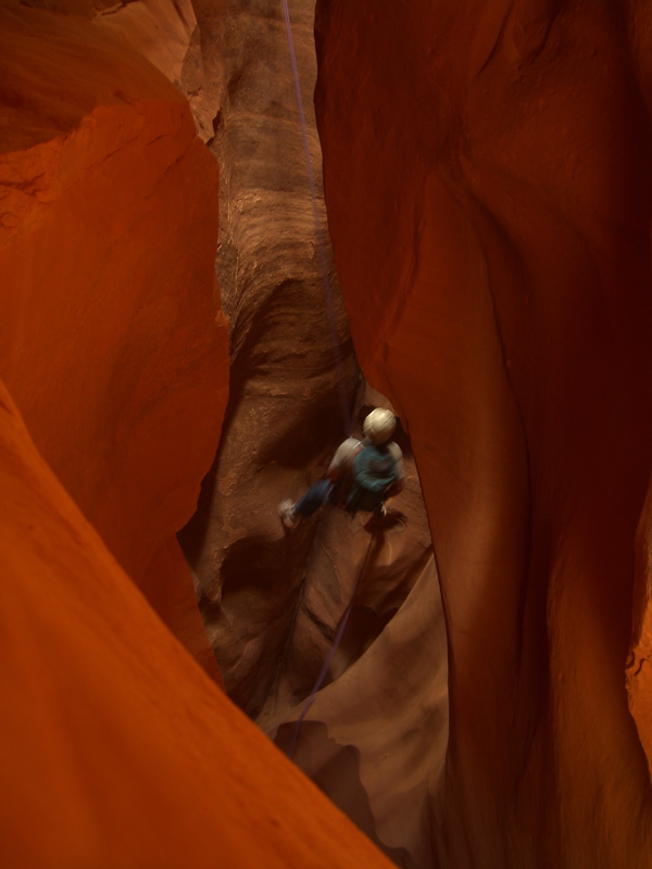 Rappelling in the deep