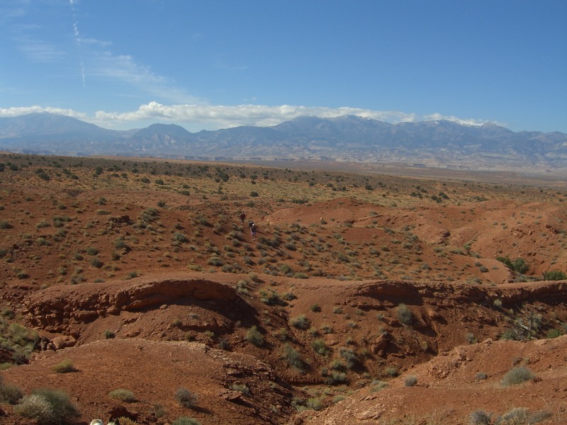 HIking in to Slidenide