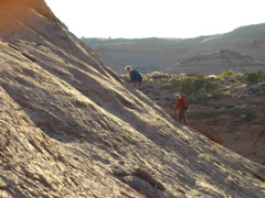 Hiking up