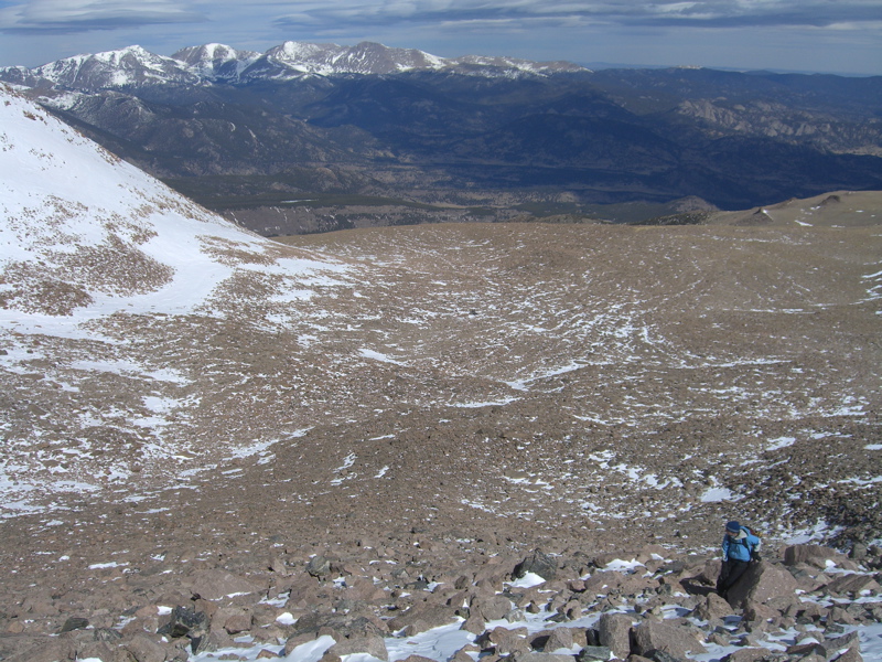 Above the boulderfield