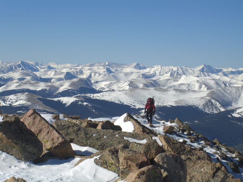 Andy near the summit