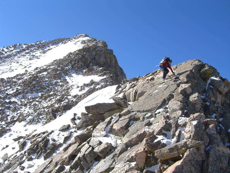 On the ridge