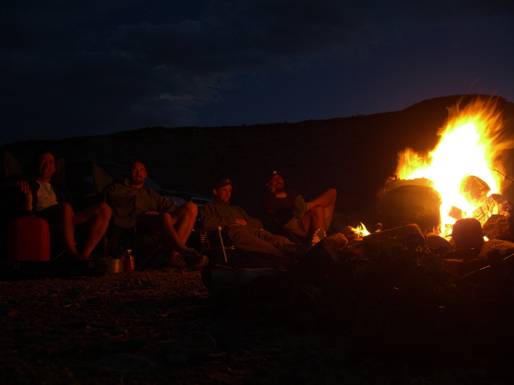 Dinner by the fire